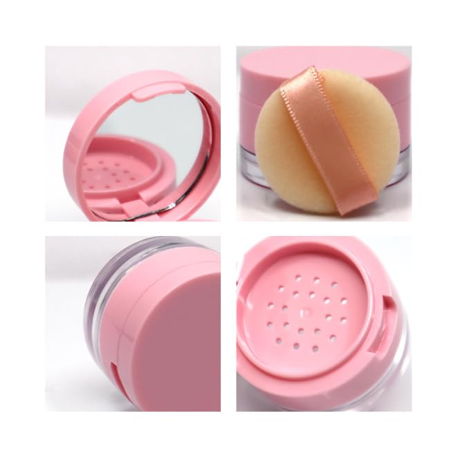 1Pcs Plastic Loose Powder Jar Makeup Powder Case, 3g Leak-free Reusable Plastic - Image 4