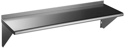 ROCKPOINT Stainless Steel Shelf 14 x 48 Inches 350lb, NSF Metal Commercial by ROCKPOINT