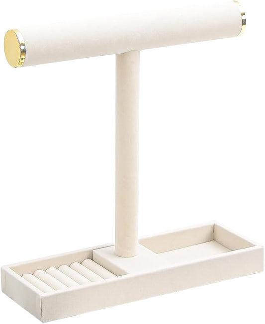 Necklace Display Holder, Bracelet Organizer Stand by KunGe