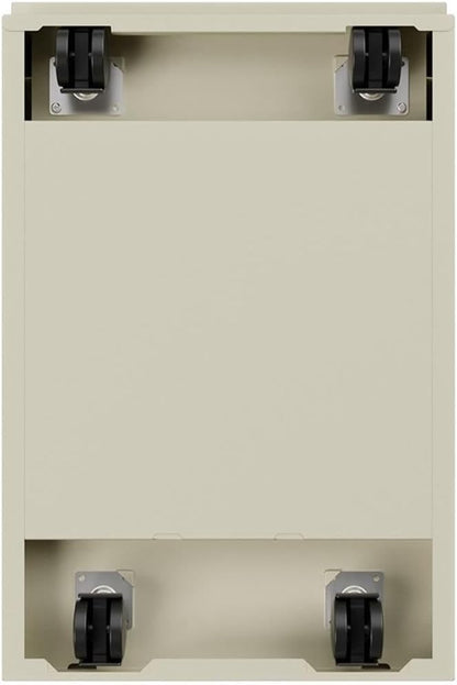 Pemberly Row 27.75" H X 15.00" W Modern 3 Drawer Metal Mobile Filing Cabinet in - Image 6