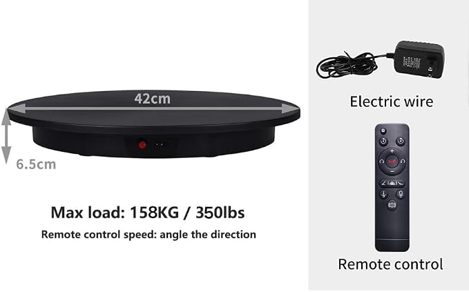 JAYEGT Motorized Rotating Display Stand, 350Lbs Load，360 Degree Electric - Image 8