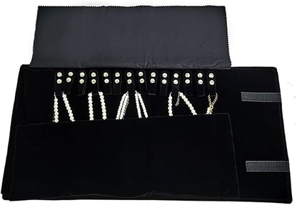 Velet Travel Jewelry Case Roll Bag Organizer - Image 3