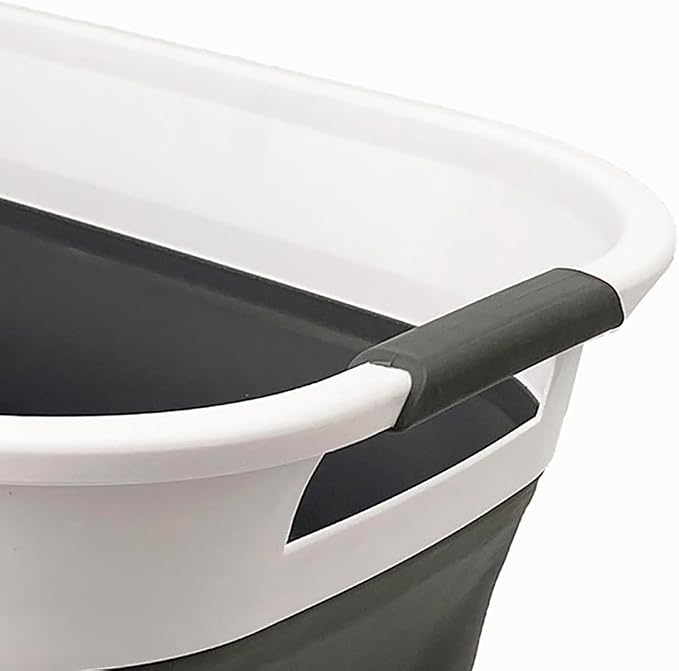 SAMMART 40L Collapsible Plastic Laundry Basket - Image 2