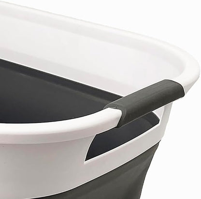 SAMMART 40L Collapsible Plastic Laundry Basket - Image 2