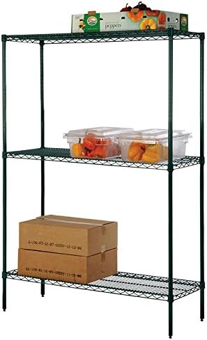 Omega 18" Deep x 48" Wide x 36" High 3 Tier Freezer Starter Shelving Unit by OmegaProductsCorporation