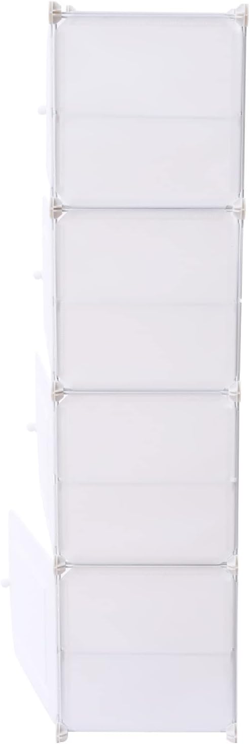 Portable Shoe Rack, 48 Pair DIY Shoe Storage Shelf Organizer, Plastic Shoe - Image 5