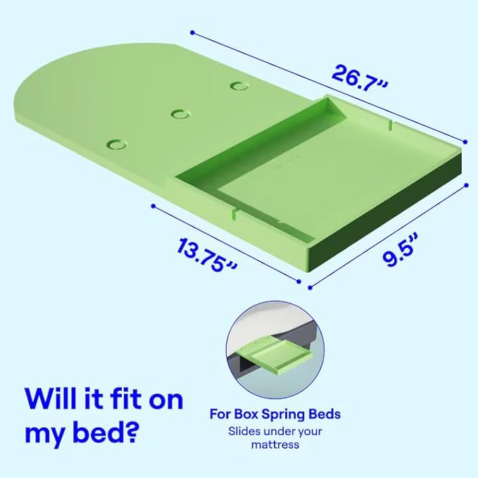 BedShelfie Bedside Shelf for Dorm Room Bunk Bed & Top Bunk, College Dorm Room - Image 2