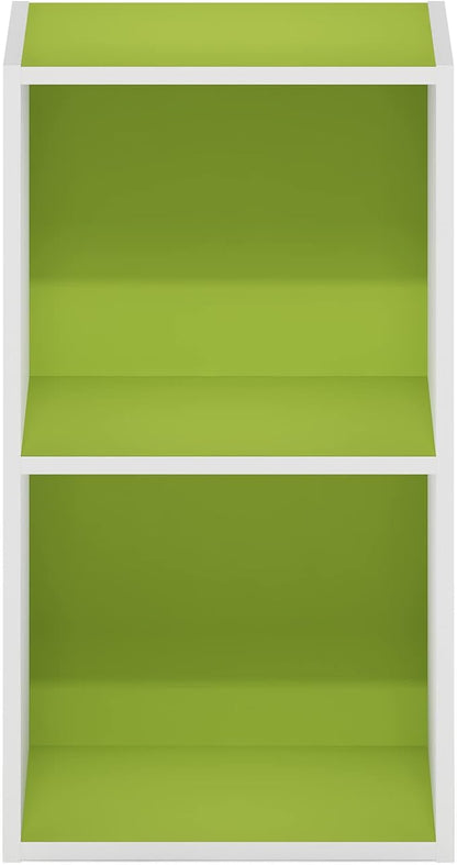 Furinno PASIR Book Shelf, 2-Tier Modern Bookshelf, Open Shelves Bookcase 9 x 12 - Image 7