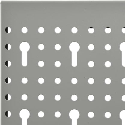 Wall-Mounted Peg Boards 3 pcs 15.7"x22.8" Steel 145349 - Image 7