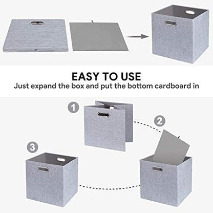 Thicker Fabric Storage Cubes 13 inch Collapsible Storage Bins - Image 4