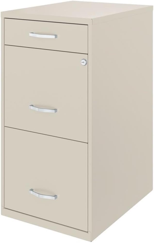 Scranton & Co 18" 3-Drawer Metal Filing Cabinet - Image 4