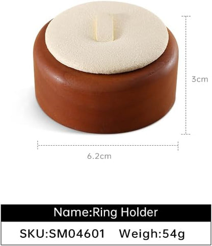 Ring Holder, Jewelry Display for Vendors, Wooden Ring Display, Premium Jewelry - Image 3