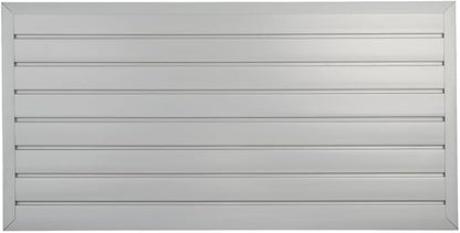 HANDIWALL PVC Slatwall Garage Wall Organizer, 4x2ft Heavy Duty Framed Slatwall by HandiSOLUTIONS