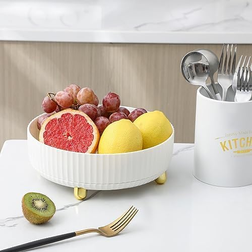 Anyoifax Makeup Perfume Organizer Tray 360 Degree Rotating Lazy Susan Skincare - Image 5