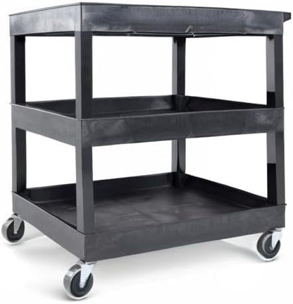 Tubstr 3-Tier Rolling Utility Cart 2-Pack | Each Supports up to 300 lbs. - Image 10