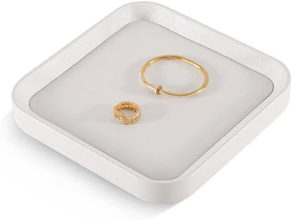 Jewelry Tray, Leather Trinket Tray, Luxury Necklace Organizer, Premium Jewelry - Image 3