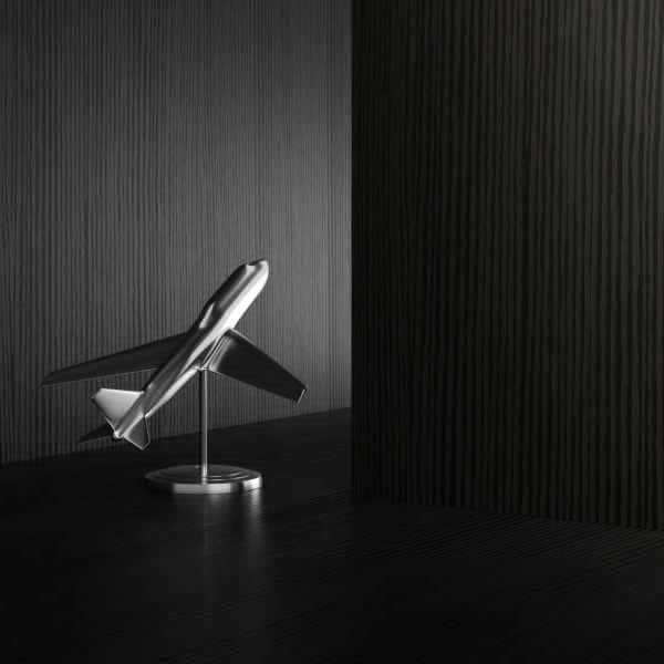 Mobili Fiver, Riccardo Floating nightstand, Ashwood Black, Made in Italy - Image 9