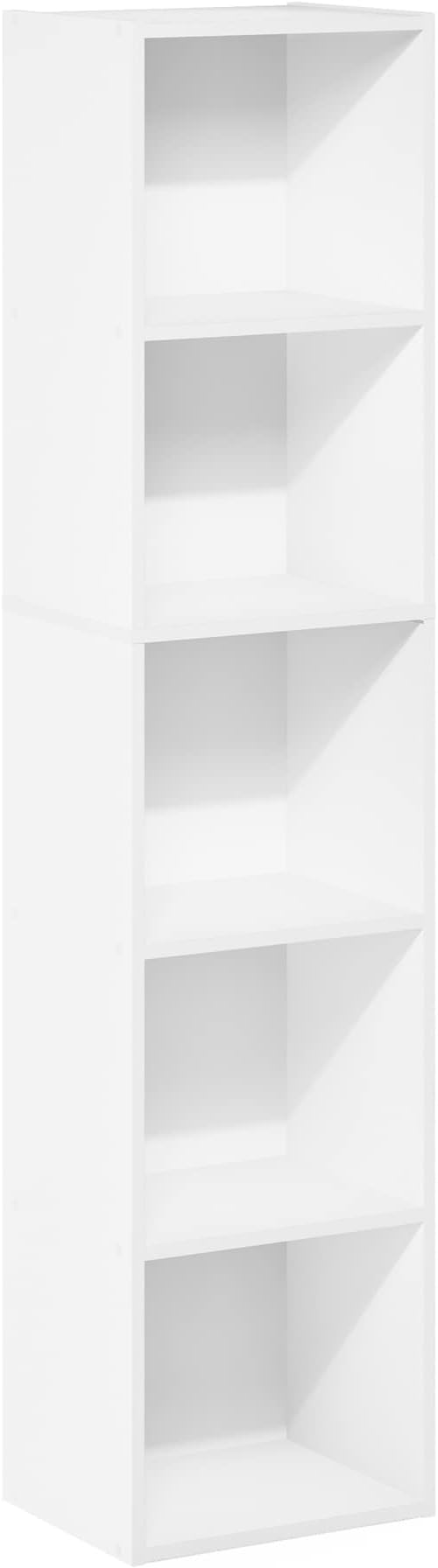 Furinno PASIR Book Shelf, 5-Tier Modern Bookshelf, Open Shelves Bookcase 9 x 12 - Image 6