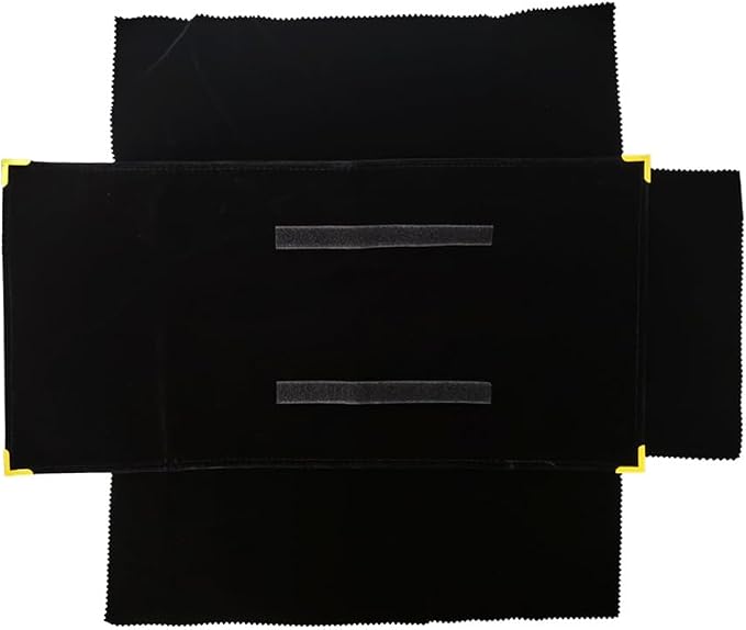 Premium Jewelry Roll Organizer for 16 Necklaces 55cm x 29cm Metal Snap & Velcro - Image 3