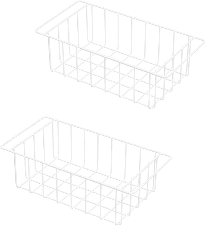 16.5 Inch Chest Freezer Organizer Storage Baskets Bins Metal Wire, Settle by Unknown