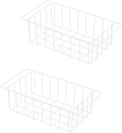16.5 Inch Chest Freezer Organizer Storage Baskets Bins Metal Wire, Settle by Unknown