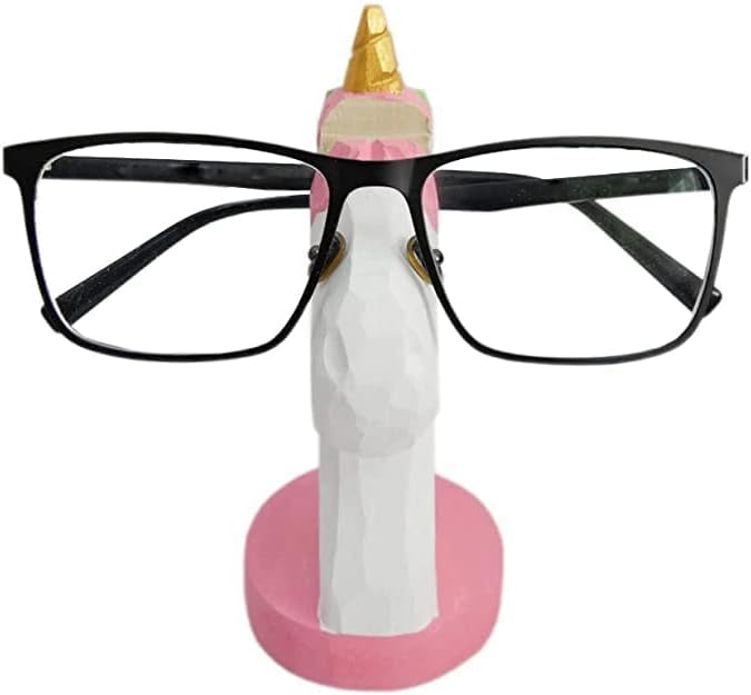 Red Dollar Handmade Wood Carved Animal Eyeglass Holder, Cute Sunglasses Display - Image 2