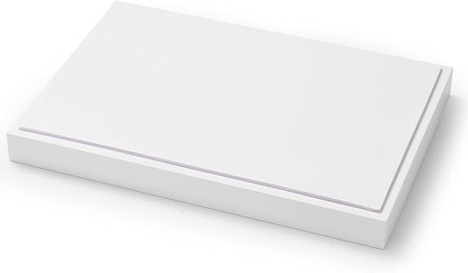 Oirlv Premium White Leather Stackable Jewelry Tray Flat Jewelry Organizer Tray - Image 5
