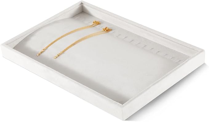 Velvet Jewelry Display Tray For Bracelet Pendant Necklace, Drawer Insert - Image 3