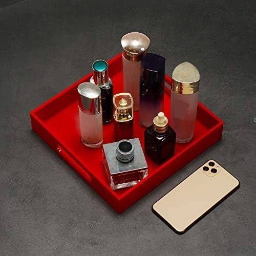 Sturdy Red Acrylic Serving Tray - Image 4
