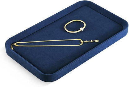 Jewelry Display, Microfiber Valet Tray, Luxury Jewelry Drawer Organizer - Image 3