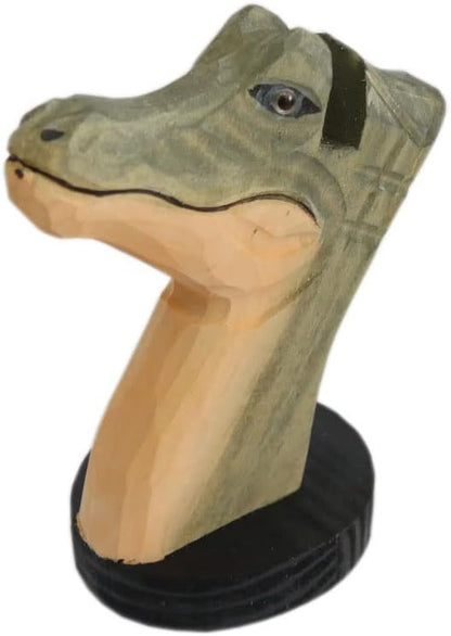 Red Dollar Handmade Wood Carved Animal Eyeglass Holder, Cute Sunglasses Display - Image 3