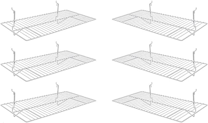 Only Garment Racks Grid and Slatwall Panel Display Shelf by Only+Garment+Racks