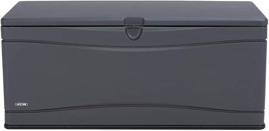 LIFETIME 60298 Heavy Duty Outdoor Storage Deck Box, 130 Gallon by Lifetime