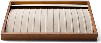 Oirlv Wood 13 Grids Necklace/Bracelet/Pendant Display Tray Jewelry Drawer by Oirlv