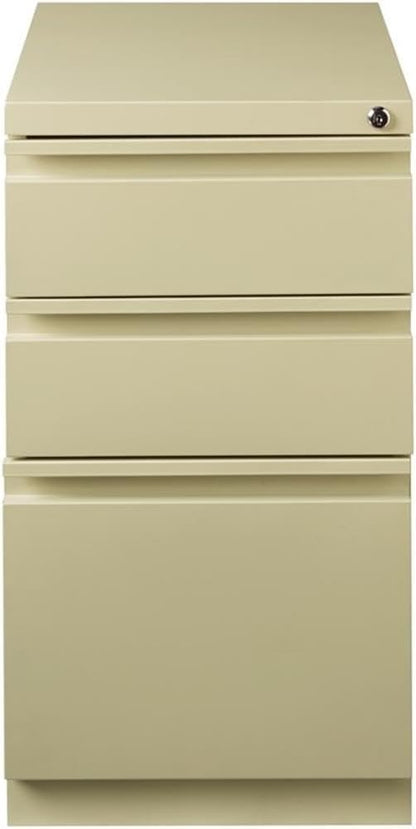 Pemberly Row 27.75" H X 15.00" W Modern 3 Drawer Metal Mobile Filing Cabinet in - Image 8