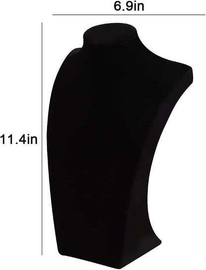 3Pcs Necklace Bust Stand for Selling, Jewelry Necklace Organizer Rack for Shop - Image 4