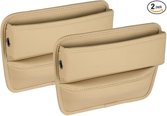 Riloer Car Organizers for Gap Leather Waterproof Car Seat Gap Fillers for Cars by Riloer