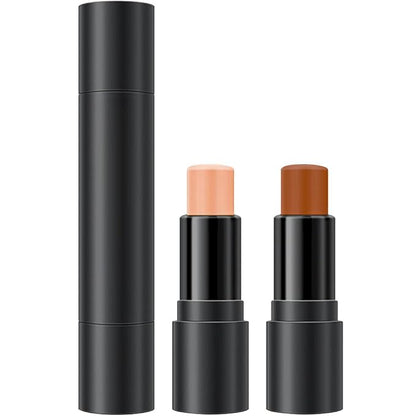 evpct 2In1 Cream Contour Stick Contouring Concealer Sticks Makeup Face Cream Kit by evpct