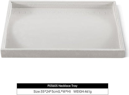 Velvet Jewelry Display Tray For Bracelet Pendant Necklace, Drawer Insert - Image 2