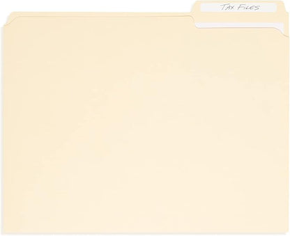 100 Blue Summit Supplies Heavy Duty File Folders Letter Size - Image 7