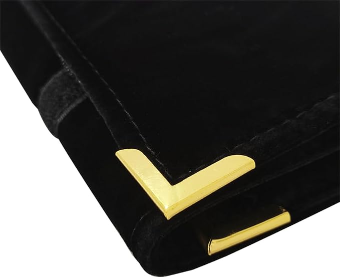 Premium Jewelry Roll Organizer for 16 Necklaces 55cm x 29cm Metal Snap & Velcro - Image 6