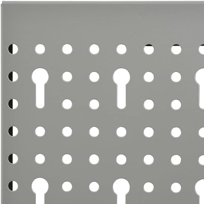 Wall-Mounted Peg Boards 4 pcs 15.7"x22.8" Steel 145350 - Image 6
