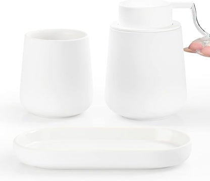 BosilunLife White Bathroom Accessory Set by BosilunLife