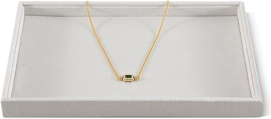 Velvet Stackable Jewelry Display Flat Tray by Dansmiy