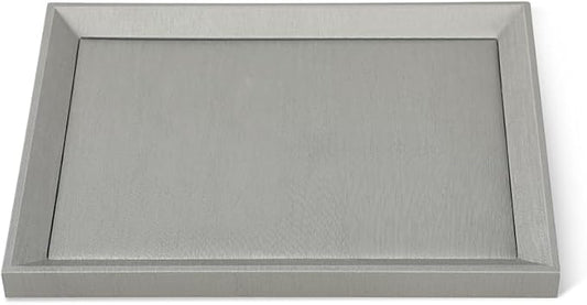 Leather Jewelry Tray, Premium Grey Organizer by Yinbeini