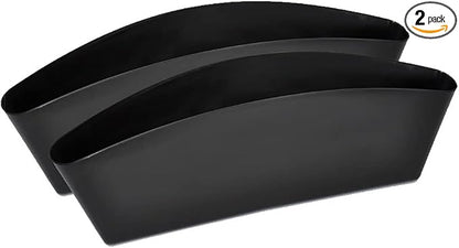 Riloer 2 Pcs Car Seat Pockets Plastic Car Console Side Organizer, Sturdy by Riloer