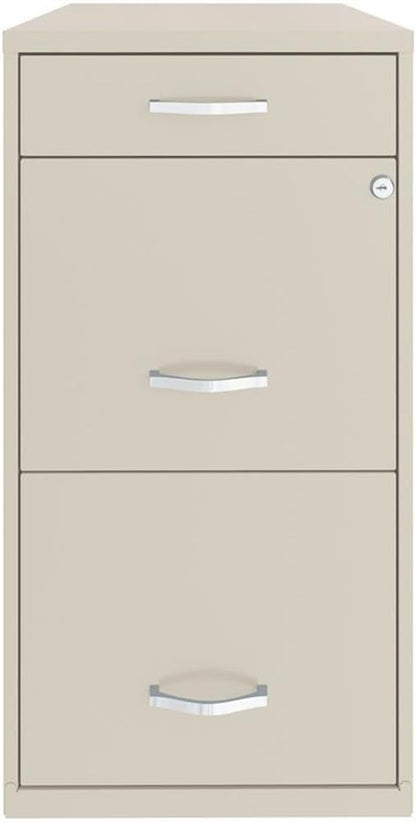 Scranton & Co 18" 3-Drawer Metal Filing Cabinet - Image 3