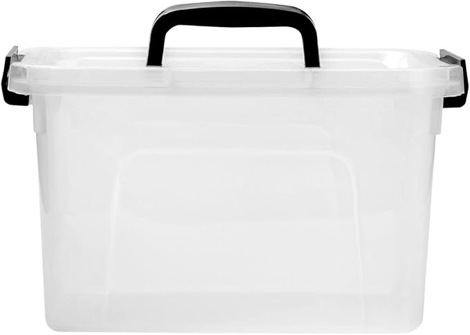 6 Quart Clear Storage Latch Box/Bins - Image 3