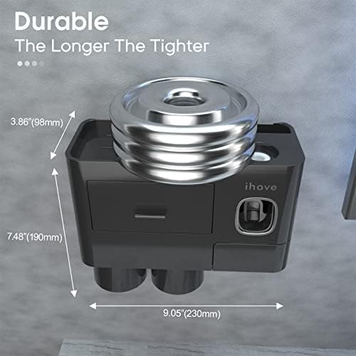 iHave Toothbrush Holders for Bathrooms, 2 Cups Toothbrush Holder Wall Mounted - Image 5