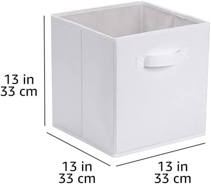 Amazon Basics Cube Organizer Storage Bins Handles, Collapsible Fabric - Image 5
